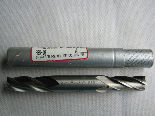 Dbl end mill 9/16&#034; for sale