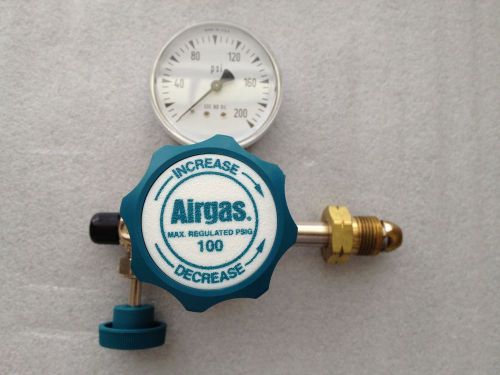 Airgas Y11LC241D Single Stage Brass 0-100 psi LP Analytical Cyl Regulator - NEW