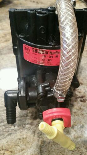 Shurflo H.D. Syrup Pump --Black--3/8&#034; BIB--Red Label 166-296-08