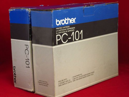 Lot 2 PC101 Brother Fax Cartridge Fits 1150 1200 1700 1250 1350 1450 1550