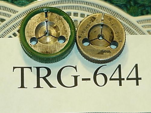 Thread Ring Gage Set 4-36 NO &amp; NOGO TRG-644