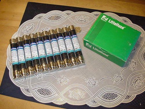 Box of TEN (10) Littelfuse FLSR 2-1/4 Fuses Class RK5 Time Delay 600 Volt NEW!