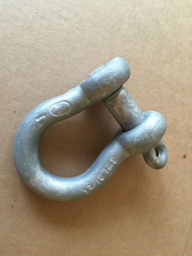 CLEVIS SHACKLE  SWL 8-1/2 TON U SCREW PIN ANCHOR RIGGING D478164