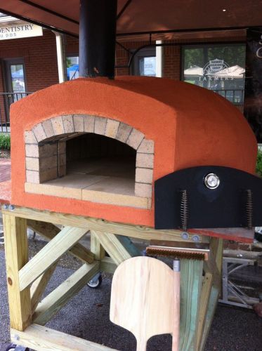 Wood fired oven 28&#034; x 31&#034; cooking surface.