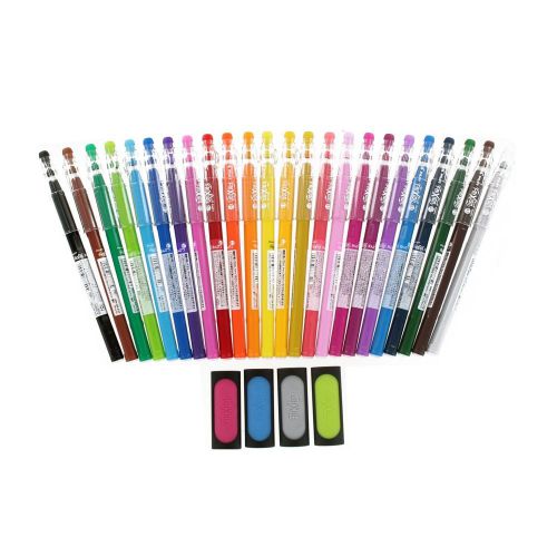 Gel Erasable Ink Pens - Art - Calendar  Planning - School - Office - Pack Of 24