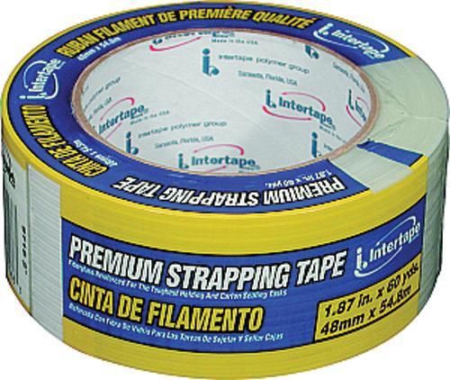 1.87&#034;x 60 yd fiberglass reinforced strapping packing tape by ipg intertape 9718 for sale