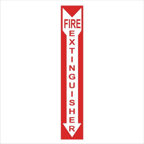 Fire extinguisher 4 inch x 12 inch safety decal sticker sign label for sale