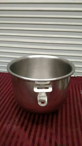 12 qt mixing bowl for 20 qt hobart mixer #2500 uniworld univex oem nsf stainless for sale