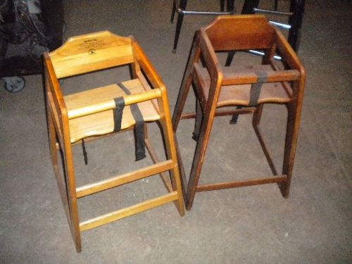 Lot of 2 children restaurant high chairs - MUST SELL! SEND ANY ANY OFFER!