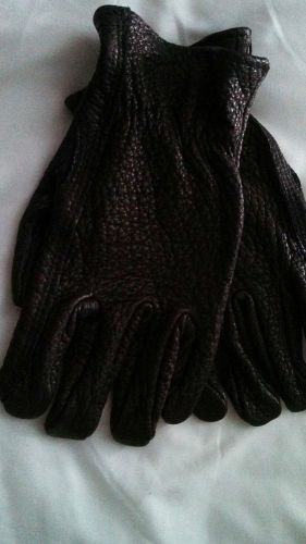 Genuine leather work gloves