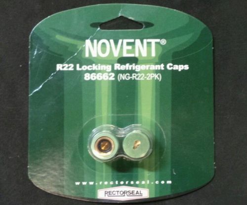 Rectorseal Novent R22 Locking Refrigerant Caps (NG-R22-2PK)