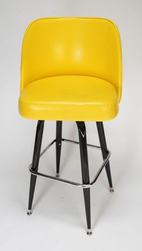 Bucket Seat Oval Bar Stool