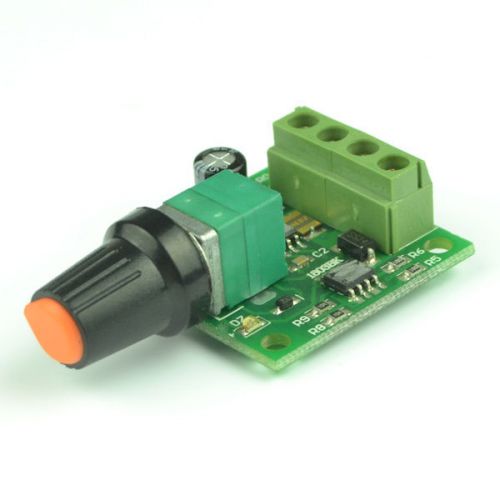 Mini DC 1.8V-15V 2A Motor Speed control with ON-OFF Switch