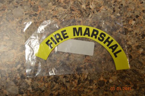 Fire Marshall Helmet Crescents