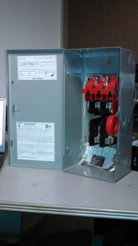Eaton cutler hammer dh361ngk disconnect type 1, 3 pole, 30 amp, 600 volt, 4 wire for sale