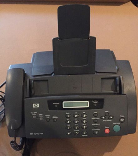 Hp 1040 Fax 3 In 1 Fax Scan Print With Phone Handset &amp; Cord Works
