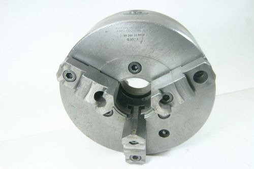 Cushman 10&#034; 3 Jaw Lathe Chuck with D1-6 mount &amp; Reversible Jaws 2-3/4&#034; Hole