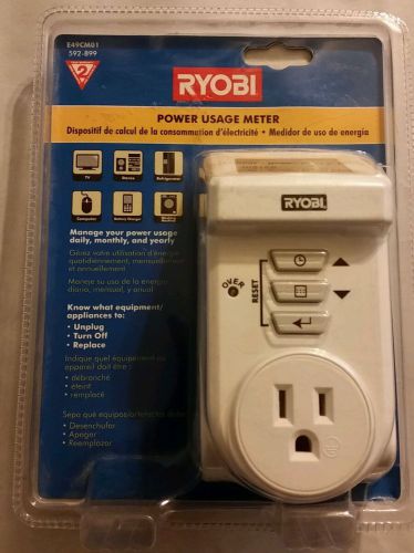 Ryobi Power Usage Meter  With Batteries
