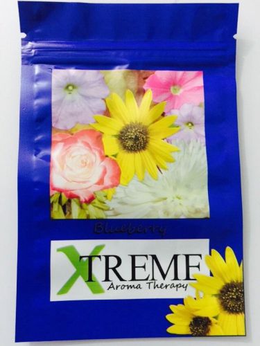 100 xtreme blueberry 10g size emptymylar ziplock bags (good for crafts jewelry) for sale