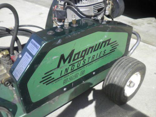 Gas Pressure Washer belt driven. Magnum Industries. floors-car wash