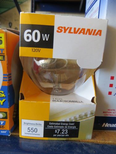 Sylvania G25 60 Watt G25 Globe Clear Light Bulb 120V