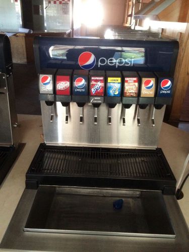 8-Flavor Pepsi Soda Fountain Beverage Dispenser with Ice Storage