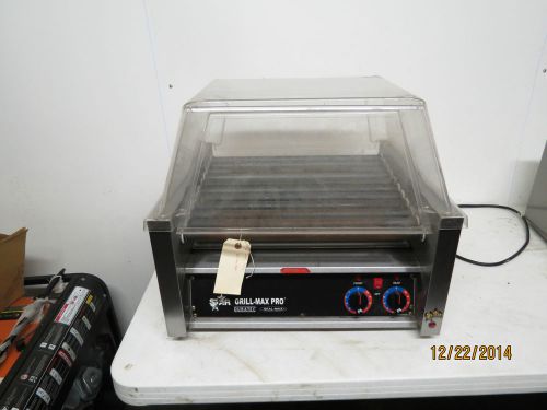 Used Grill-Max Pro Hotdog Roller Grill w/ Self Server and Cover