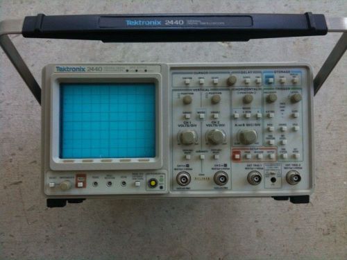 Excellently working Tektronix 2440 300MHz Portable 2chan Oscilloscope +2 probes
