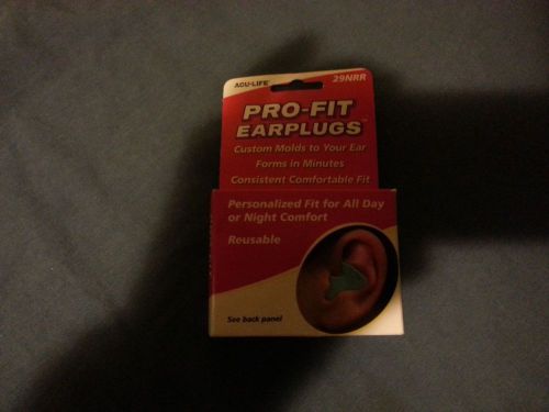 AcuLife Pro-fit Custom Molded Ear Plugs 29 Decibel NRR