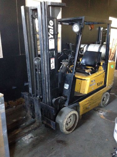 Forklift by yale 5,000 lb. capacity in good operating condition for sale