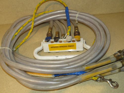 Hoist / crane ? 4 button pneumatic control pendant w/ hose (ho2) for sale