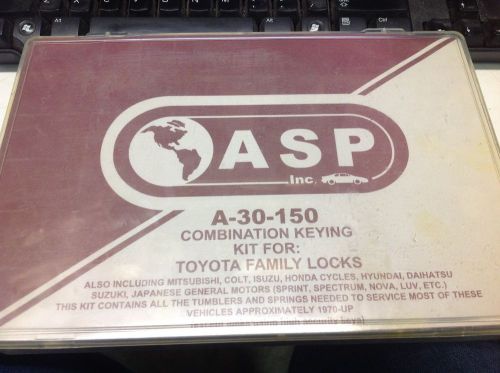 ASP  A-30-150 Combination Toyota auto keying kit. Fits Toyotas from 1970 and up.