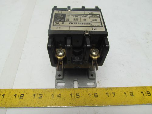 GE General Electric CR353AB2AA1 Contactor 2-3 Pole 1-3 Phase 25Amp 110/120V Coil