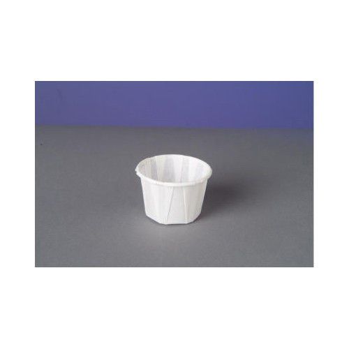 Genpak 1 oz paper portion cups in white for sale
