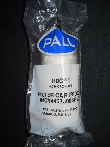 Pall hdc ii polypropylene 0.6?m abs junior style filter cartridge, mcy4463j006h1 for sale