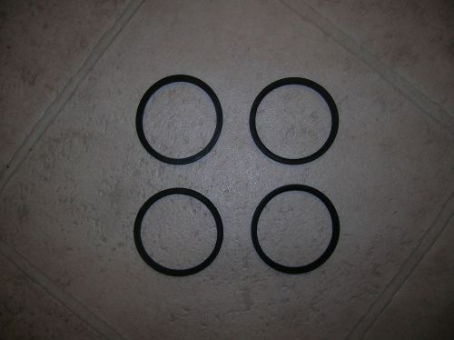 Lot of 110 Black Neoprene Washers for 2&#034; Pipe 2-3/8&#034; ID