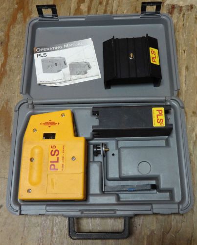 Pls 5 plss pacific laser systems plumb/level/square palm laser level system kit for sale