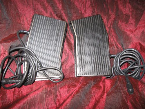 2 olympus rs12 transcriber foot switch pedals for sale