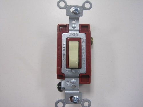 Hubbell cs1221i - construction series switch - single pole, 20a 120/277v ac used for sale