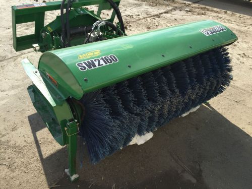 John deere front loader mounted rotary broom frontier for sale