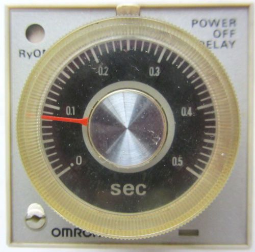 Omron h3bh-8 24 vdc h3bh8 0.5 sec - 10 sec. on delay timer 250 vac 5 a contact for sale