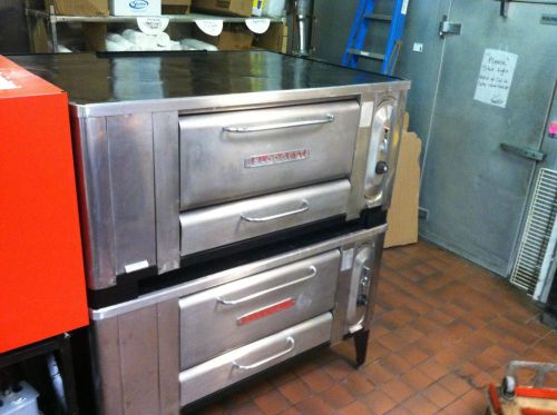 BLODGETT 1000 Double Stacked Gas Commercial PIZZA OVENS