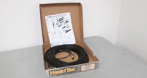 WELDTEC WT-20V-25 250AMP WATER COOLED TIG WELDING TORCH - 25 FT CABLE - IN BOX