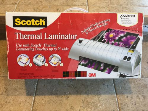 Scotch Thermal Laminator 2 Roller System (TL901)  40 Thermal Laminating Pouches