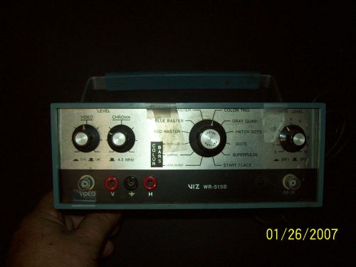 Viz wr-515b  signalist color bar generator for sale