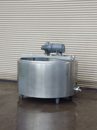 Damrow 325 gallon ss vat pasteurizer / jacketed mix tank / processor for sale