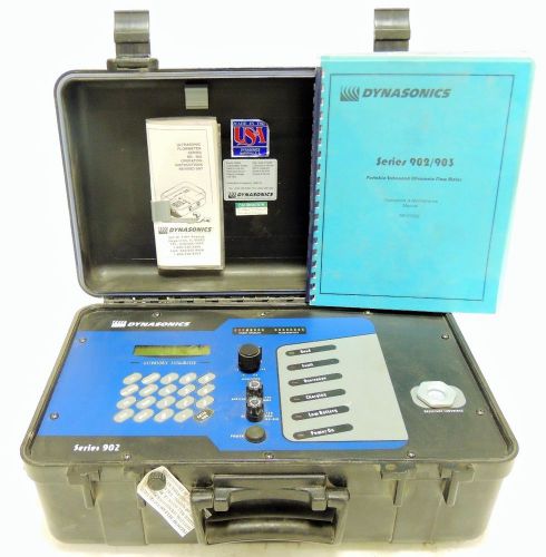 Used Dynasonics Ultrasonic Flowmeter D902-A1NA-NN  D07O-1004-001  120 VAC Supply