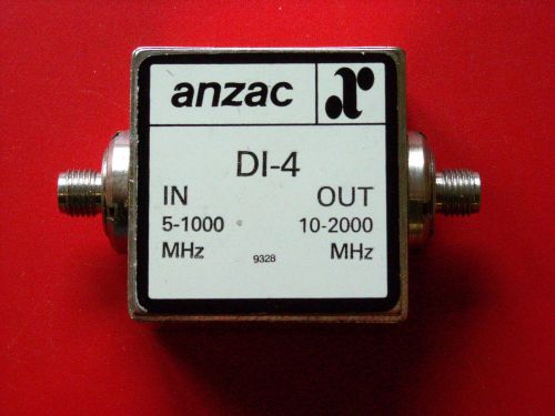 Anzac d1-4 broadband frequency doubler 10 mhz to 2 ghz output for sale