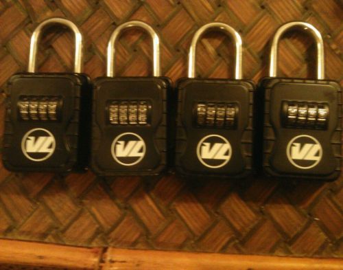 Lot of 4 Lock Boxes - Realtor Real Estate Lock Box. 4 Digits Numeric.