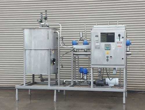 Alkar 265 gallon single tank cip system with controls, ss process machinery for sale